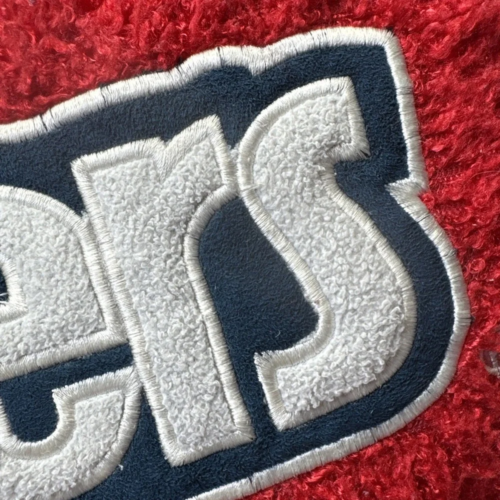 Twizzlers red shag Plush‎ pillow 18x10